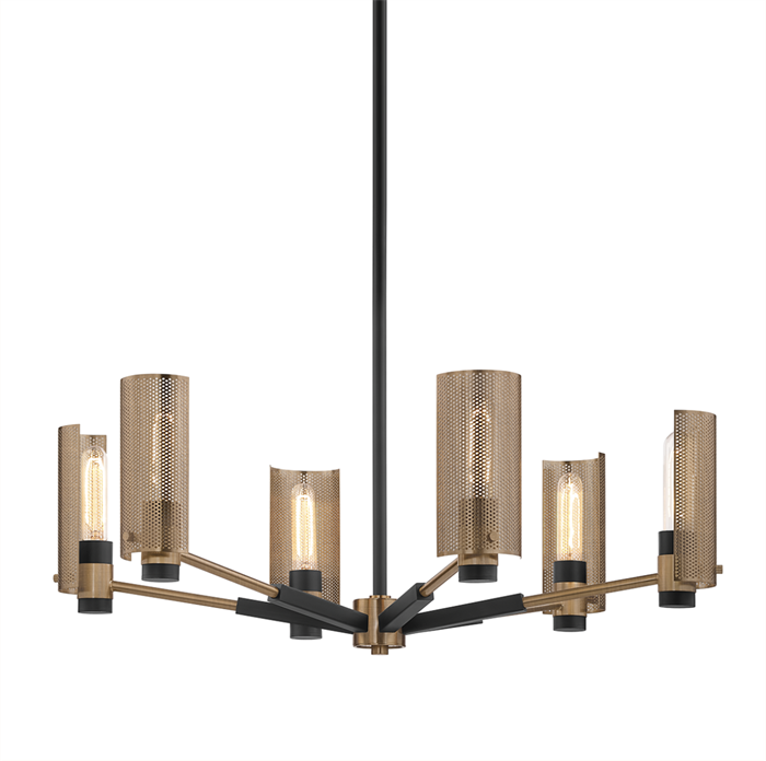 Люстра Troy Lighting Pilsen F6876-SFB/PBR F6876-SFB/PBR - фото 14611