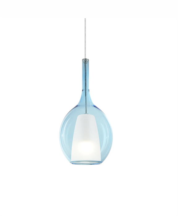 Подвесной светильник Ideal lux Kalique SP1-2 D18 Azzurro 360041