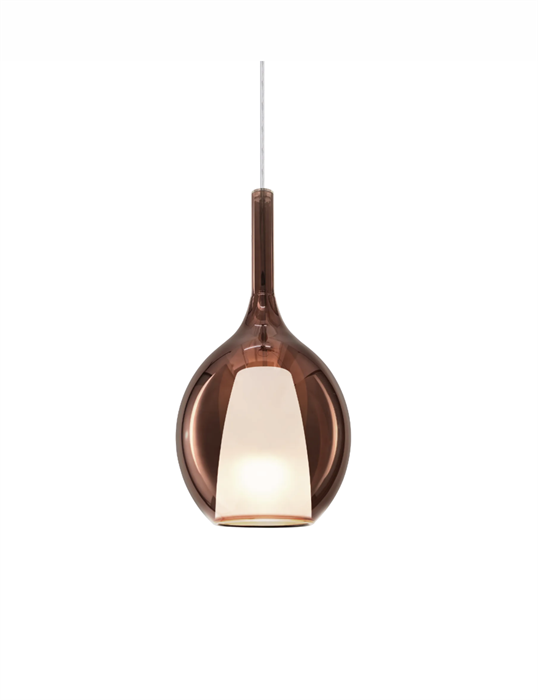 Подвесной светильник Ideal lux Kalique SP1-2 D18 Rame 360027