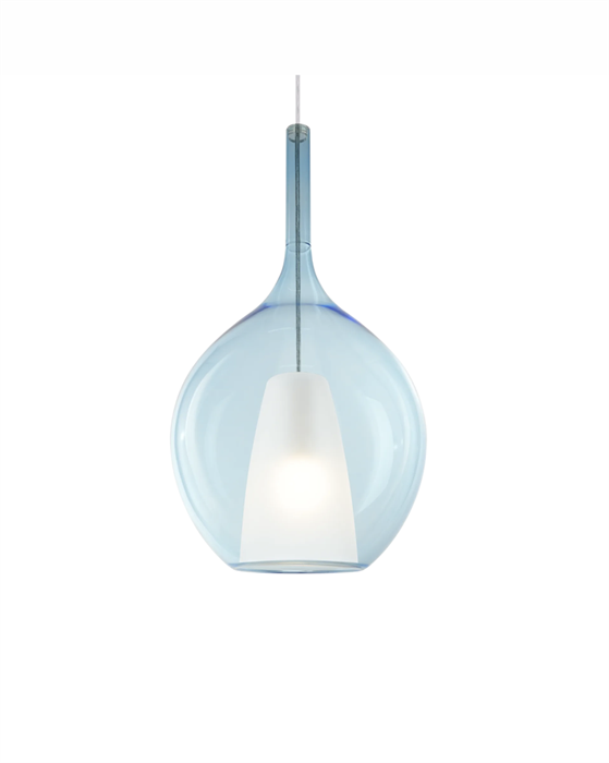 Подвесной светильник Ideal lux Kalique SP1-2 D28 Azzurro 359694