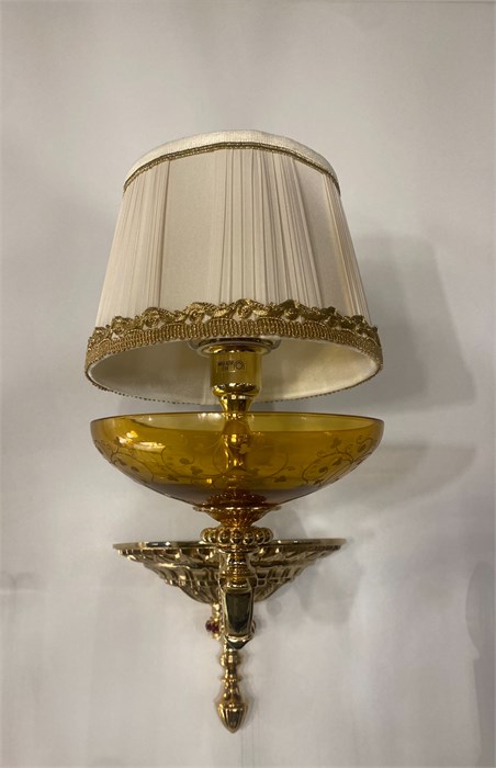 Настенный светильник Euroluce Aida A1 Amber с плафоном 14451