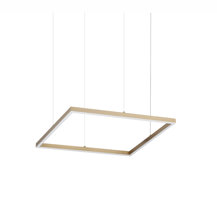 Подвесной светильник Ideal lux ORACLE SLIM SP D050 SQUARE 3000K ON-OFF OT 370415