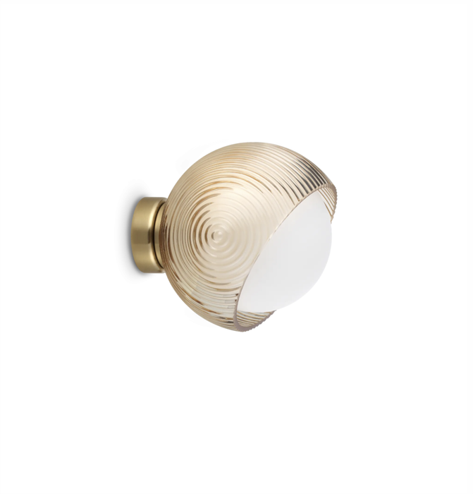 Настенный светильник Ideal lux Bloom AP1 D17 Ottone 366555