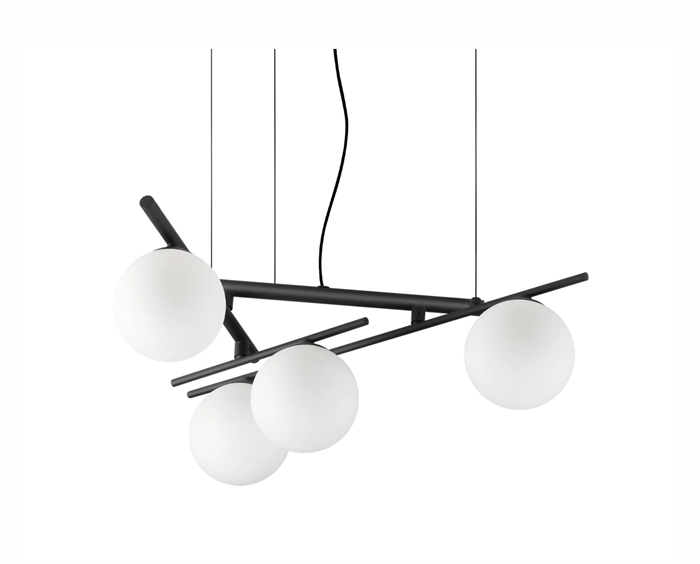 Подвесная люстра Ideal lux Atlas SP4 Nero 365091