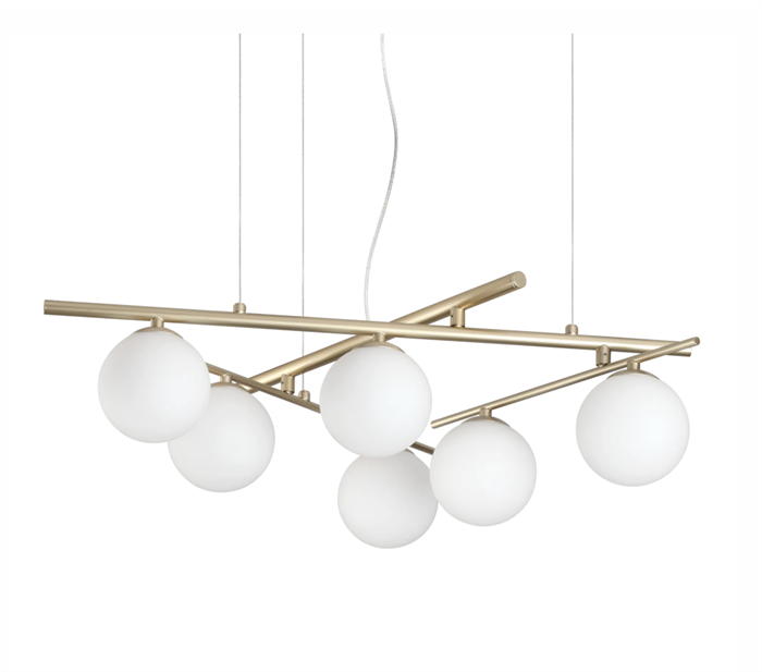 Подвесная люстра Ideal lux Atlas SP6 Oro 365121