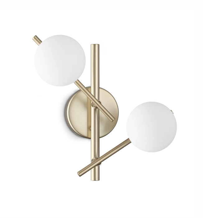 Настенный светильник Ideal lux Atlas AP2 Oro 365084