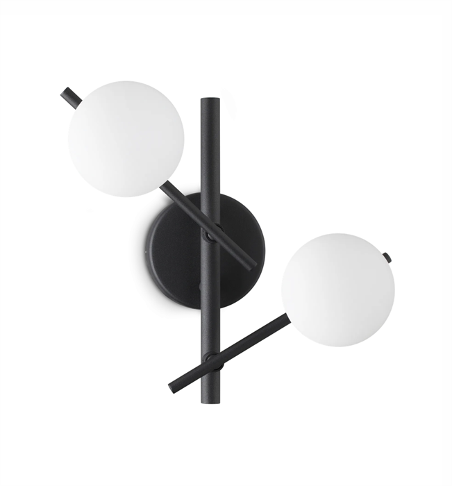 Настенный светильник Ideal lux Atlas AP2 Nero 365077