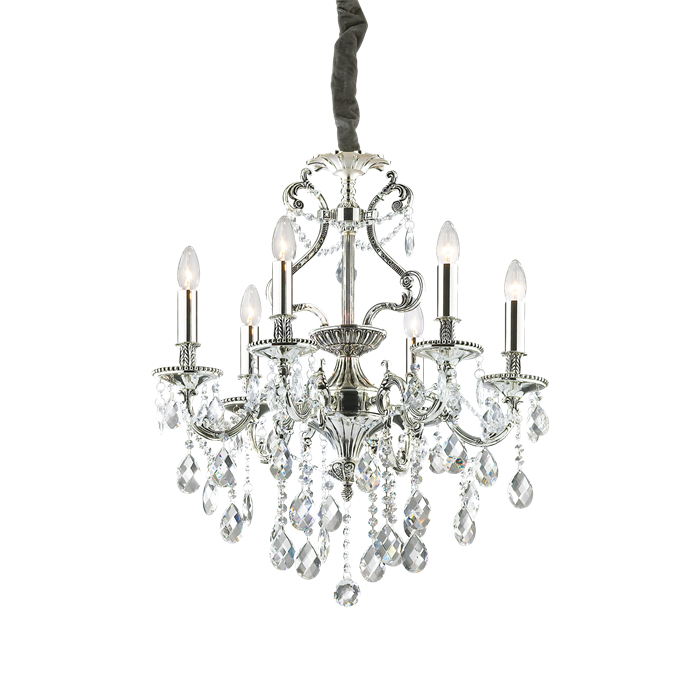 Люстра Ideal lux GIOCONDA SP6 ARGENTO 044927 - фото 8481