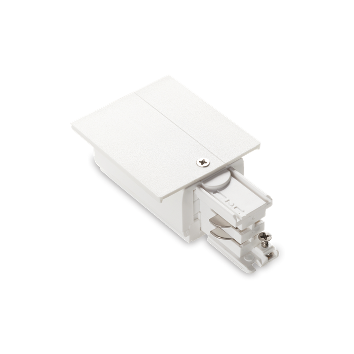 Токопитатель левый Ideal lux LINK TRIM MAIN CONNECTOR END LEFT ON-OFF WH 188072 - фото 9833
