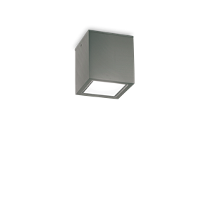 Влагозащитный накладной светильник Ideal lux TECHO PL1 SMALL ANTRACITE 251554