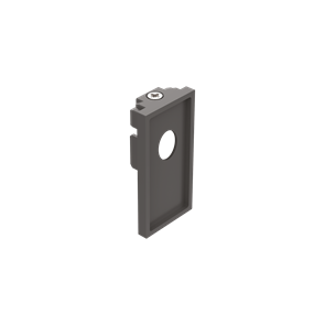 Торцевая заглушка для магнитного профиля Ideal lux EGO END CAP HIGH CON FORO BK 267234