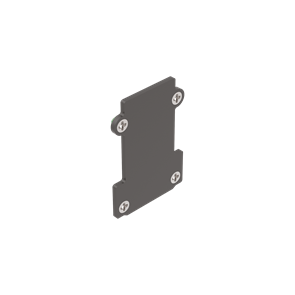 Торцевая заглушка для магнитного профиля Ideal lux EGO END CAP RECESSED SENZA FORO BK 267203