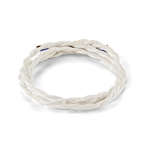 Кабель тканевый Ideal lux CAVO TESSUTO INTRECCIATO 10M BIANCO 303062