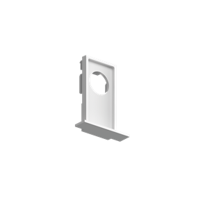 Торцевая заглушка для магнитного профиля Ideal lux EGO END CAP RECESSED TRIM CON FORO WH 320540