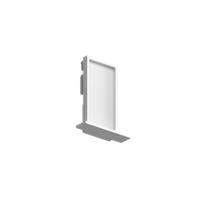 Торцевая заглушка для магнитного профиля Ideal lux EGO END CAP RECESSED TRIM SENZA FORO WH 320526