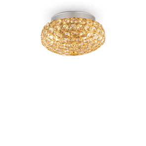 Потолочный светильник Ideal lux KING PL3 ORO 75402