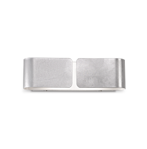Настенный светильник Ideal lux CLIP AP2 SMALL ARGENTO 88273
