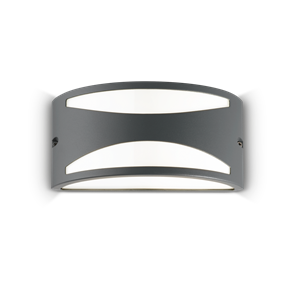 Настенный уличный светильник Ideal lux REX-3 AP1 ANTRACITE 92447
