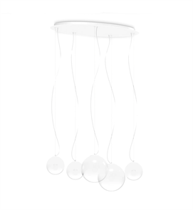 Подвесной светильник Ideal lux MAPA CLEAR SP5 OPAL 346632