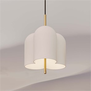 Подвесной светильник Aromas Oket C1317 Matt brass/White C1317 Matt brass/White