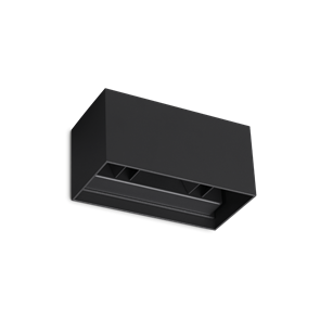 Уличный настенный светильник Ideal lux ATOM AP D20 4000K NERO 366906