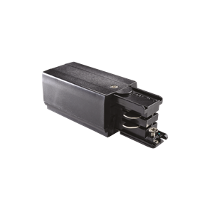 Токопитатель левый Ideal lux LINK TRIMLESS MAIN CONNECTOR END LEFT ON-OFF BK 169576