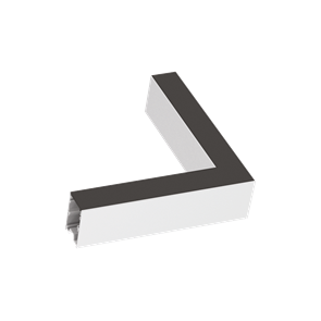 Угловой элемент для линейной системы Ideal lux FLUO CORNER BLINDED WH 191485