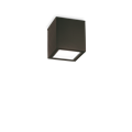 Влагозащитный накладной светильник Ideal lux TECHO PL1 SMALL NERO 251578 - фото 11122