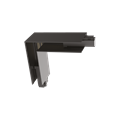 Угловой коннектор накладной для магнитной системы Ideal lux ARCA CORNER SURFACE RIGHT LEFT+CONNECTOR BK 283180 - фото 12011