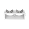 Двойная прямоугольная рамка Ideal lux BENTO FRAME SQUARE TWIN WH 287935 - фото 12258