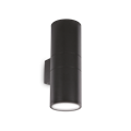 Настенный уличный светильник Ideal lux GUN AP2 BIG NERO 92317 - фото 13824