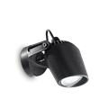 Настенный уличный светильник Ideal lux ELIO AP1 NERO 96476 - фото 13876