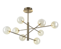 Подвесной светильник Ideal lux EQUINOXE SP8 AMBRA 345420 - фото 14176