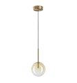 Подвесной светильник Ideal lux EQUINOXE SP1 D15 AMBRA 345345 - фото 14177