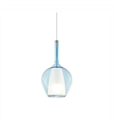 Подвесной светильник Ideal lux Kalique SP1-1 D18 azzurro 359960 Подвесной светильник Ideal lux Kalique SP1-1 D18 azzurro 359960