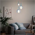 Подвесной светильник Ideal lux Kalique SP1-1 D28 Azzurro 359588 Подвесной светильник Ideal lux Kalique SP1-1 D28 Azzurro 359588