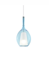 Подвесной светильник Ideal lux Kalique SP1-2 D18 Azzurro 360041 Подвесной светильник Ideal lux Kalique SP1-2 D18 Azzurro 360041