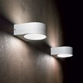 Настенный уличный светильник Ideal lux IKO AP1 BIANCO 018522