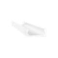 Профиль алюминиевый накладной Ideal lux SLOT SUR D15xD5 1000 mm WH 124131 - фото 9221