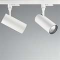 Трековый светильник для трёхфазной системы Ideal lux SMILE 20W CRI90 50° 3000K WH 190037